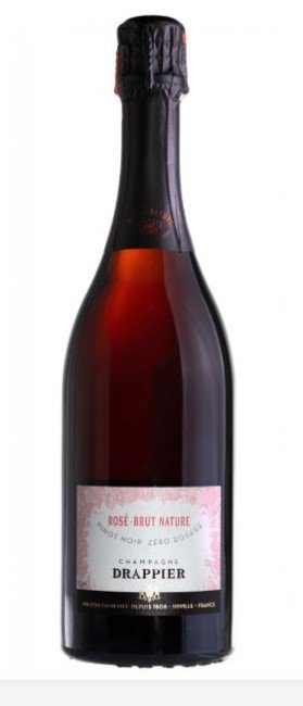 DRAPPIER ROSE NATURE 750ML is a delicate rosé wine from the Champagne region of France. It features a harmonious blend of red fruit notes