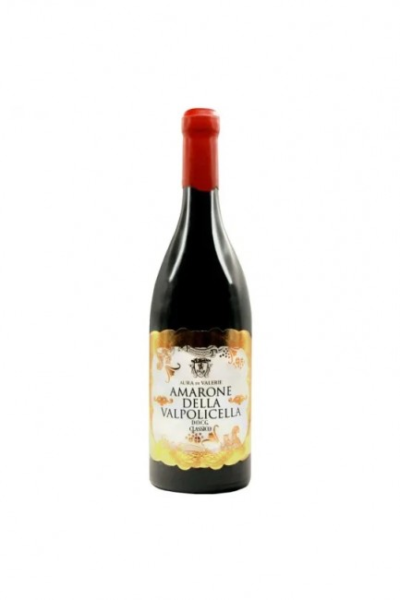 AURA DI VALERIE AMARONE 750ML is a rich and robust red wine from the Valpolicella region of Italy. With notes of dark cherries