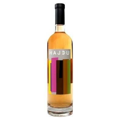 HAJDU ROSE 750ML is a crafted wine with a vibrant flavor profile characterized by notes of fresh strawberries