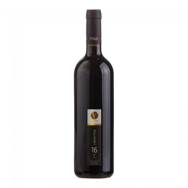 VITKIN CAB FRANC 750ML is a premium red wine hailing from the notable Vitkin Winery in Israel. This Cabernet Franc showcases a well-balanced flavor profile with notes of dark berries