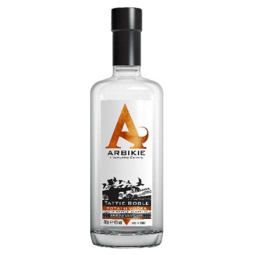 ARBIKE TATTIE BOGLE POTATO VODKA 750ML ARBIKE TATTIE BOGLE POTATO VODKA is a premium spirit produced in Scotland