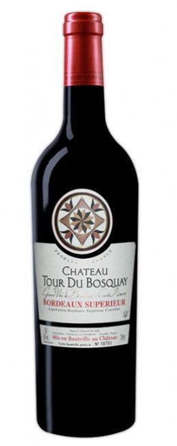 TOUR DU BOSQUAY BORDEAUX SUP 750ML is a red wine from the Bordeaux region of France