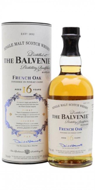 BALVENIE SINGLE MALT 16 FRENCH OAK 750ML BALVENIE SINGLE MALT 16 FRENCH OAK is a distinguished whisky from the Speyside region of Scotland. This expression offers a unique flavor profile characterized by rich notes of honey