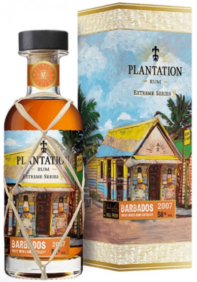 PLANTATION RUM EXTREME V BARBADOS 2007 is a distinctive blend featuring a rich flavor profile with notes of tropical fruit