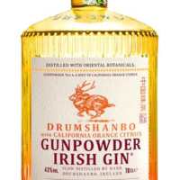 DRUMSHANBO GUNPOWER ORA CITRUS GIN 750ML is an Irish gin that showcases a harmonious blend of traditional botanicals with a refreshing citrus twist. This gin is crafted in County Leitrim