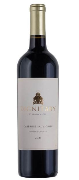 The SONOMA LOEB DIGNITARY CAB SAUV 750ML features a robust flavor profile characterized by notes of dark fruits