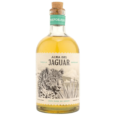ALMA DEL JAGUAR REPOSADO 750ML is a premium tequila sourced from the highlands of Jalisco
