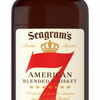 SEAGRAM 7 1.75L is a blended whiskey known for its smooth and slightly sweet flavor profile