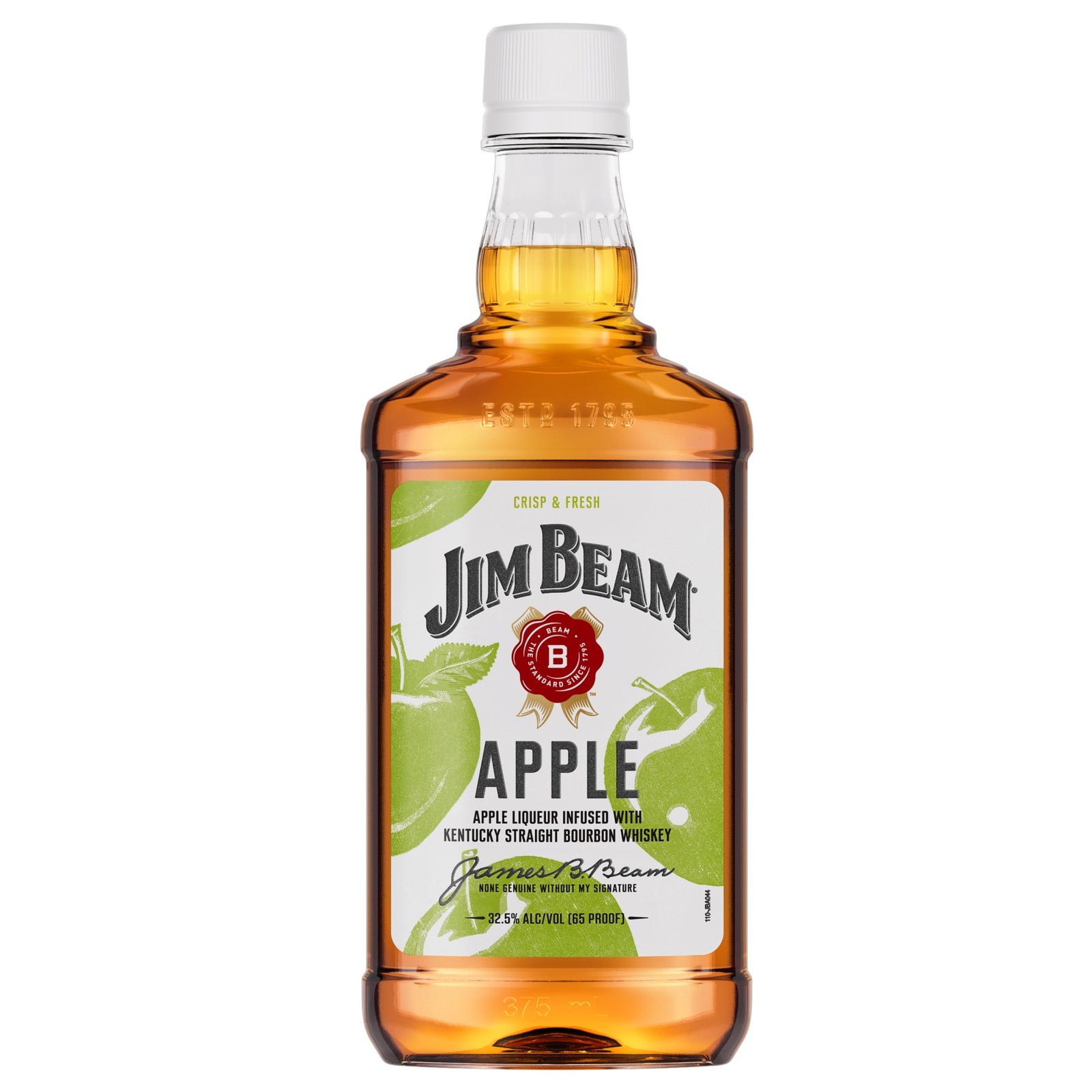 JIM BEAM APPLE 375ML JIM BEAM APPLE 375ML combines the smoothness of Kentucky straight bourbon with the crisp flavor of ripe apples