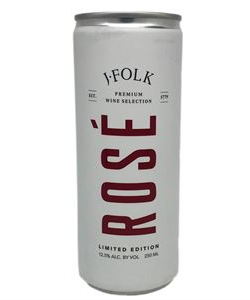 The J FOLK ROSE 250ML presents a delicate flavor profile characterized by notes of ripe strawberries and subtle floral undertones. Sourced from the renowned vineyards of Provence in France