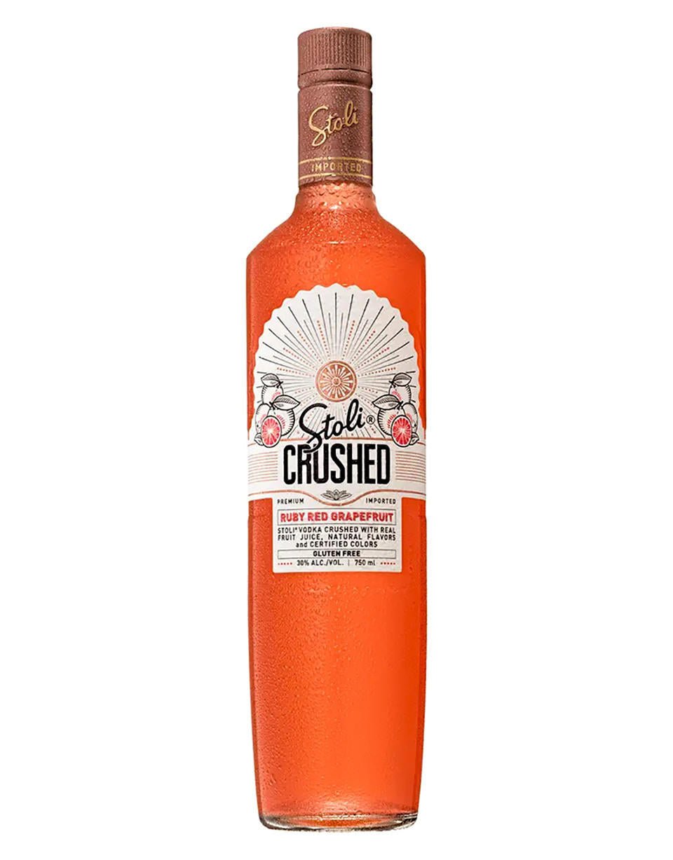 STOLI VODKA CRUSHED RUBY RED 50ML STOLI VODKA CRUSHED RUBY RED 50ML features a refreshing flavor profile characterized by vibrant ruby red grapefruit notes. This vodka is crafted in Latvia