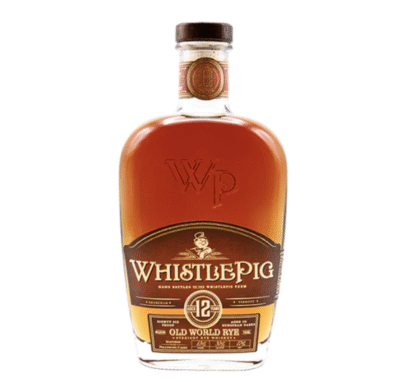 WHISTLE PIG 12YR RYE OLD WORLD PORT is a premium rye whiskey known for its rich flavor profile