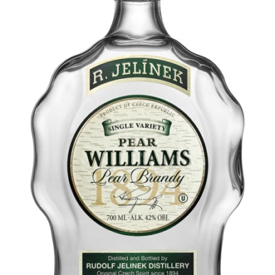 JELINEK PEAR WILLIAMS is a premium fruit brandy from the Czech Republic