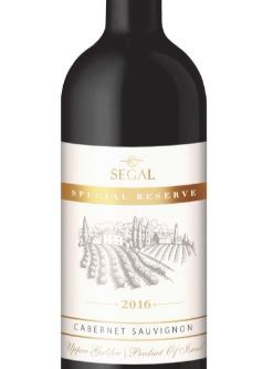 SEGALS CAB SAUV SR 750ML is a red wine that showcases a robust flavor profile characterized by notes of dark fruit