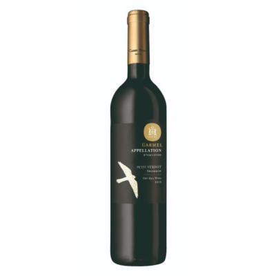 The CARMEL APPELLATION PETIT VERDOT is a robust red wine from the Carmel region of Israel