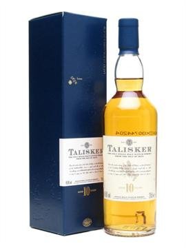 TALISKER 10 YR OLD is a Scotch whisky from the Isle of Skye