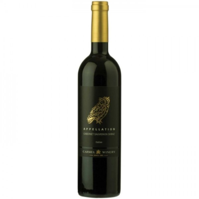 The CARMEL APPELLATION CAB/SHIRAZ is a rich blend