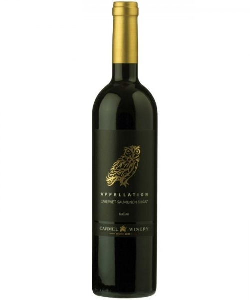 The CARMEL APPELLATION CAB/SHIRAZ is a rich blend