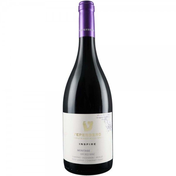 TEPERBERG INSPIRE MERITAGE is a meticulously crafted red wine originating from the renowned vineyards of the Judean Hills in Israel. This blend offers a harmonious profile of dark fruits