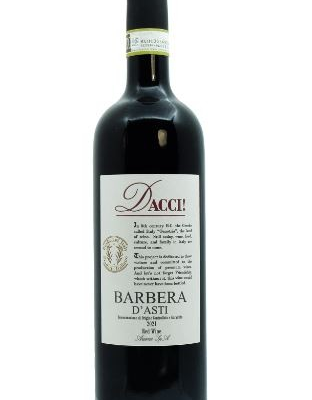 The DACCI BARBERA D'ASTI is a robust red wine from the esteemed Barbera grape variety