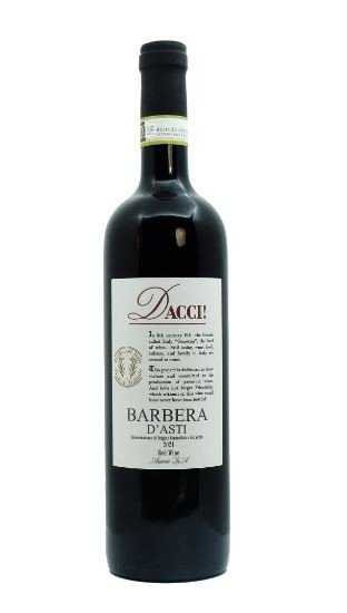 The DACCI BARBERA D'ASTI is a robust red wine from the esteemed Barbera grape variety