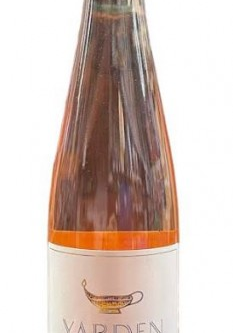 The YARDEN ROSE 750ML is a crisp and refreshing wine characterized by notes of ripe strawberries