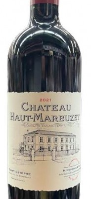 CH HAUT MARBUZET 750ML is a Bordeaux wine characterized by its rich flavors of dark fruits