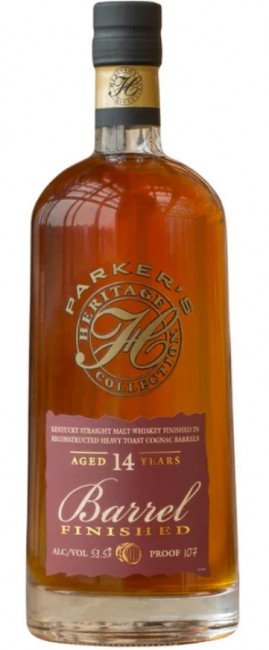 PARKERS HERITAGE 14 YR MALT is a distinguished whiskey known for its rich and complex flavor profile