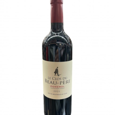 LE CLOS DU BEAU PERE 750ML is a refined wine hailing from the esteemed Bordeaux region of France. It exhibits a balanced flavor profile with notes of dark fruits