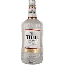 TITUL VODKA 1.75L showcases a clean and crisp flavor profile