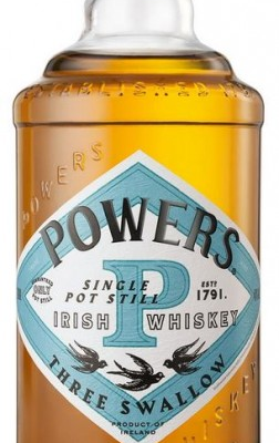 POWERS IRISH WHISKY 3 SWALLOW is a blended Irish whiskey known for its smooth