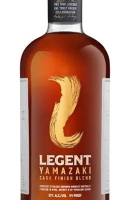 LEGENT YAMAZAKI FINISH 750ML showcases a unique blend of flavors derived from a mix of traditional bourbon and Japanese whisky techniques. This spirit features notes of sweet caramel