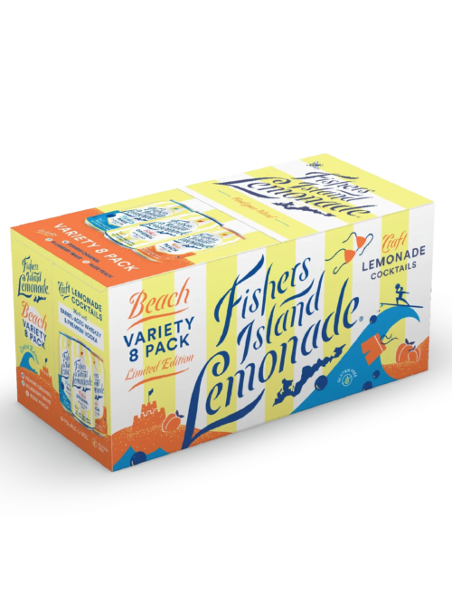 FISHERS ISLAND 8 PACK 355ML features a refreshing blend of all-natural flavors inspired by the coastal region of Fishers Island. This ready-to-drink beverage delivers a balanced fusion of citrus and berry notes