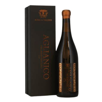 AURA DI VALERIE AGLIANICO is a red wine that showcases the rich and robust flavors characteristic of the Aglianico grape. Originating from the sun-drenched vineyards of Southern Italy