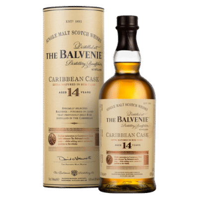 BALVENIE SINGLE MALT 14 is a Scotch whisky produced in the Speyside region of Scotland