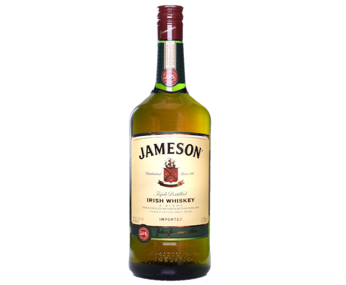 JOHN JAMESON 1.75L is a smooth Irish whiskey characterized by its rich notes of vanilla