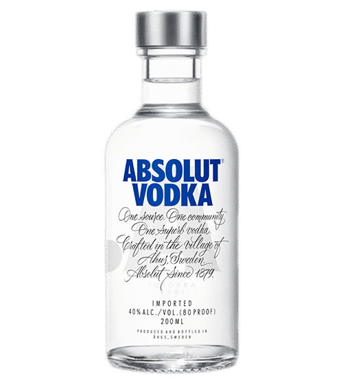 ABSOLUT 50ML is a premium vodka renowned for its pure