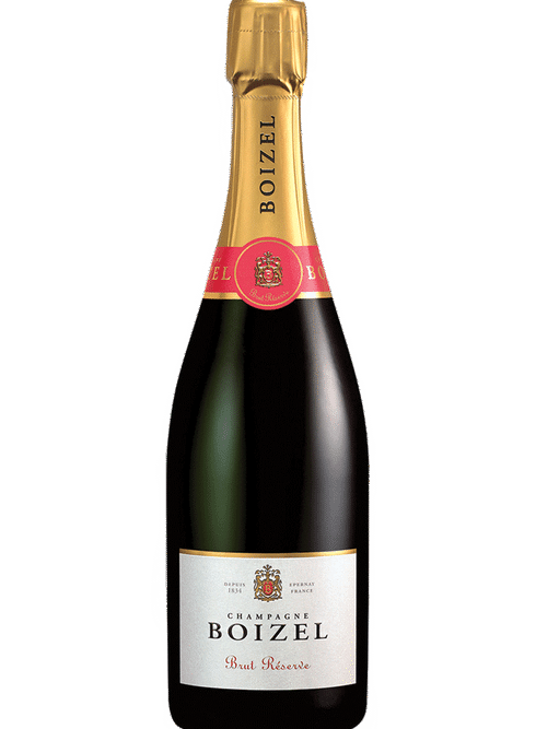 BOIZEL BRUT RES. 750ML is a sparkling wine that originates from the Champagne region of France. This wine features a vibrant blend of white fruits