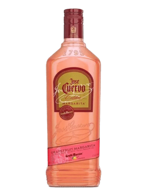 JOSE CUERVO GOLDEN GRAPEFRUIT MARG1.75L is a refreshing blend of premium tequila and naturally flavored grapefruit. This margarita mix features a balanced sweetness and tartness