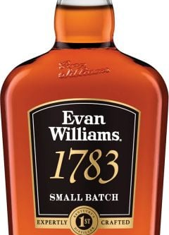 EVAN WILLIAMS 1783 BOURBON is a smooth and balanced whiskey with notes of caramel