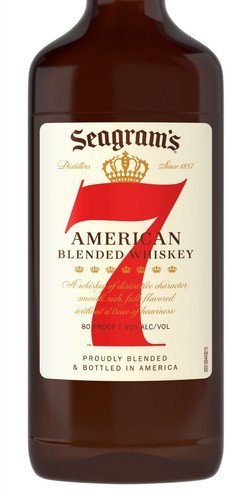 SEAGRAM 7 750ML SEAGRAM 7 is a blended whiskey with a smooth flavor profile