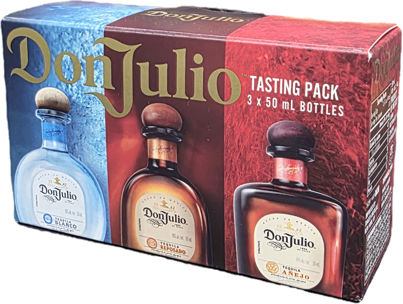 <p>The DON JULIO TASTING PACK 50 ML offers a curated selection of premium tequila from the Jalisco region of Mexico. This pack showcases a spectrum of flavors