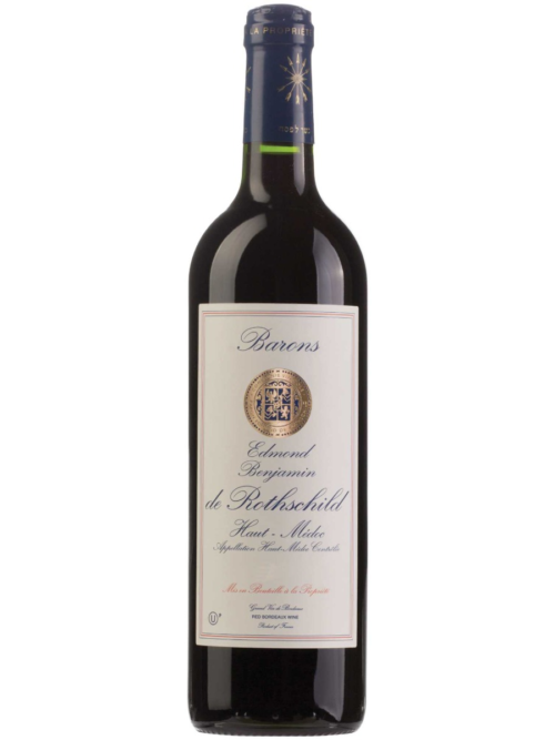The Rothschild Haut Medoc is a distinguished red wine from the renowned Haut-Médoc region of Bordeaux