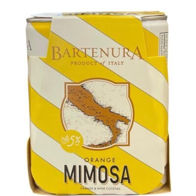 <p>Bartenura Orange Mimosa Cans feature a refreshing blend of sweet orange juice and sparkling wine