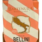 Bartenura Peach Bellini Cans are a refreshing sparkling beverage featuring the crisp and sweet flavor of ripe peaches