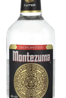 MONTEZUMA TEQUILA WHITE 80@ 1L is a clear
