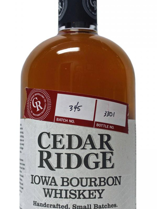<p>CEDAR RIDGE IOWA BOURBON 750ML offers a well-balanced flavor profile featuring notes of caramel