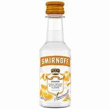 SMIRNOFF ORANGE 50ML is a premium vodka infused with natural orange flavor