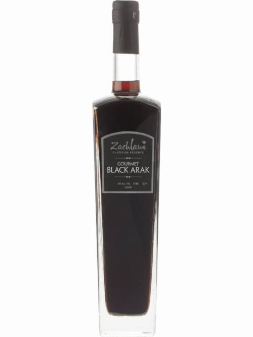 ZACHLAWI BLACK ARAK is a traditional anise-flavored spirit from the Levant region