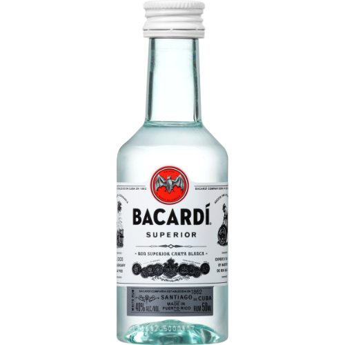 BACARDI SILVER 50ML is a light